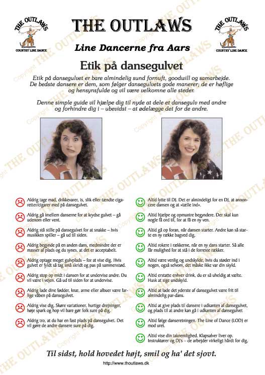 Etik p&aring; dansegulvet